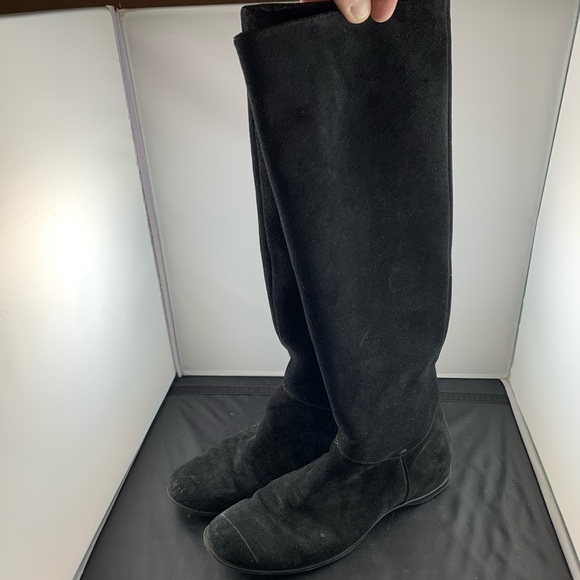 Nine West flat just below knee boots - Picture 2 of 4